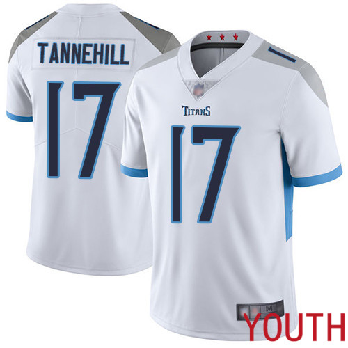 Tennessee Titans Limited White Youth Ryan Tannehill Road Jersey NFL Football 17 Vapor Untouchable
